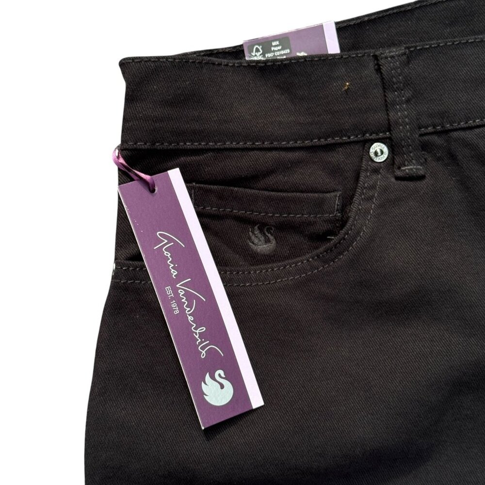 Gloria Vanderbilt Amanda Womens Size 18 Average Slimming Jean Heritage Fit Black - Picture 3 of 11